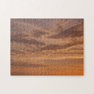Puzzle Nuages de coucher de soleil II Pastel Nature Abstr