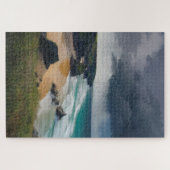 Puzzle Nuages de tempête sur les marches de Bedruthan Cor (Horizontal)