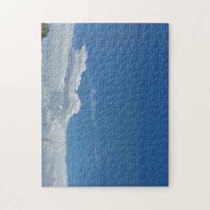 Puzzle nuages d'orage au-dessus des collines