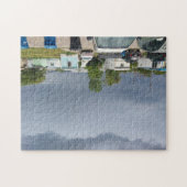 Puzzle nuages d'orage au-dessus des remorques (Horizontal)