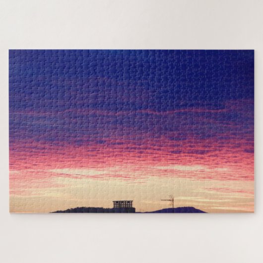 Puzzle nuages du coucher du soleil (Horizontal)