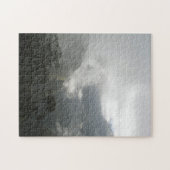 Puzzle Nuages gris argenté au-dessus des montagnes (Horizontal)