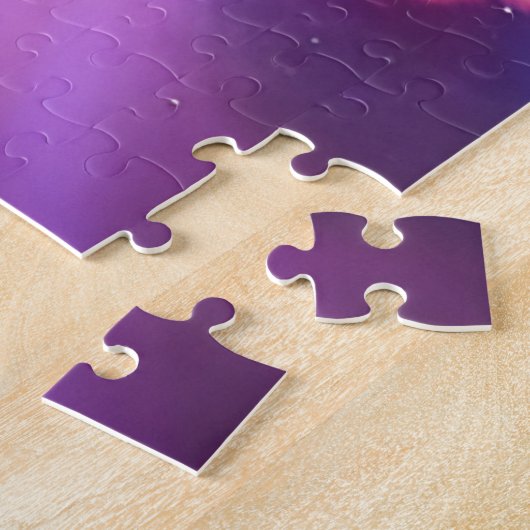 Puzzle Nuages interstellaires de nébuleuse violette dans  (Côté)