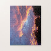 Puzzle Nuages violets et orange au coucher du soleil (Vertical)