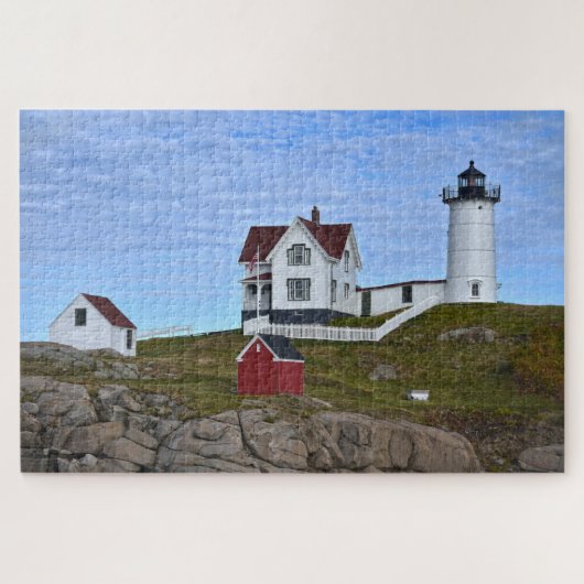 Puzzle Nubble Light, Cape Neddick, Maine (Horizontal)