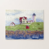 Puzzle Nubble Light House dans le Maine (Horizontal)
