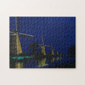 Puzzle Nuit à Kinderdijk (Horizontal)