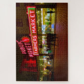 Puzzle Nuit au marché public de Seattle (Vertical)