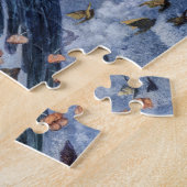 Puzzle Nuit avec son Train des Etoiles (Ange avec Cherubs (Côté)