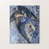 Puzzle Nuit avec son Train des Etoiles (Ange avec Cherubs (Vertical)