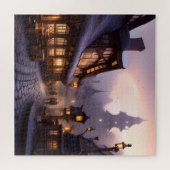 Puzzle Nuit de la zone du canal (Horizontal)