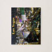 Puzzle Nuit de vue aérienne de bande de Las Vegas (Vertical)