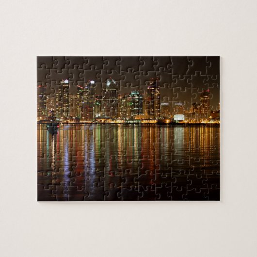 Puzzle Nuit d'horizon de San Diego (Horizontal)