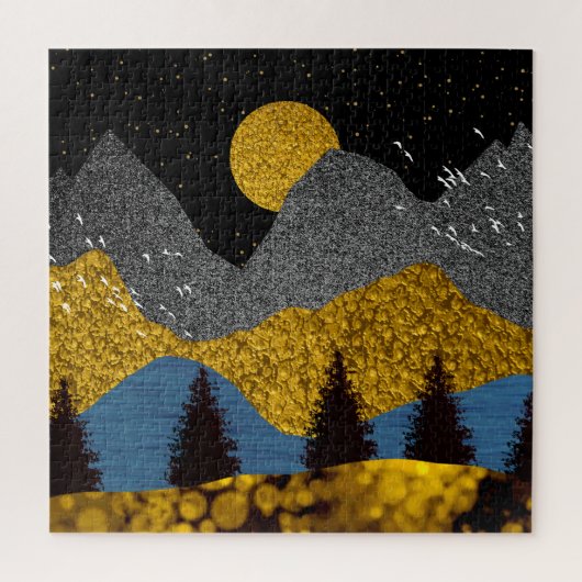 Puzzle Nuit dorée (Vertical)