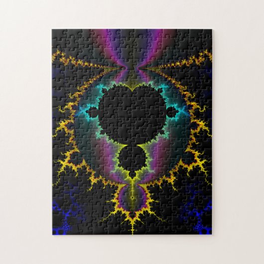 Puzzle Nuit électrique d'art de fractale (Vertical)