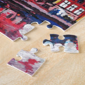 Puzzle Nuit étoilée au-dessus de canal d'Amsterdam (Côté)