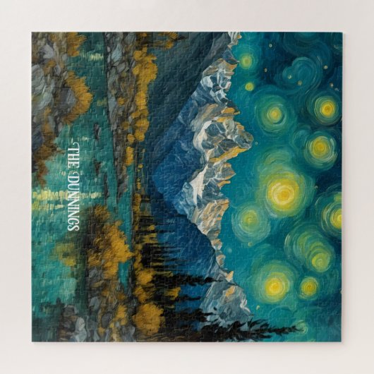 Puzzle Nuit étoilée dans les Rocheuses (Horizontal)