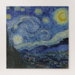 Puzzle "Nuit étoilée" par Van Gogh<br><div class="desc">Ce design présente une reproduction en très haute résolution non altérée et non modifiée du célèbre tableau "Starry Night" de Van Gogh.</div>