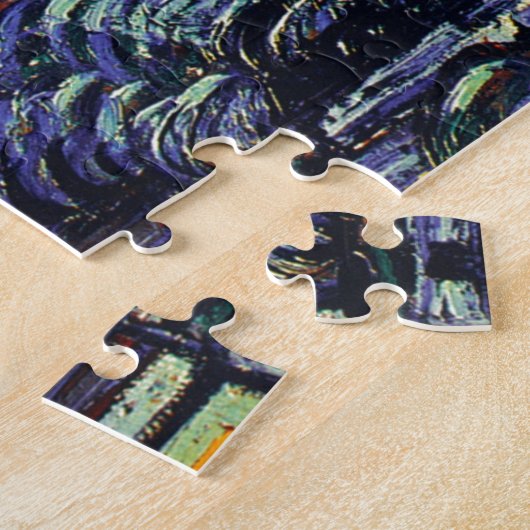 Puzzle Nuit étoilée par van Gogh (Côté)
