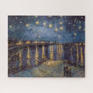 Puzzle Nuit étoilée sur le Rhône par Vincent Van Gogh