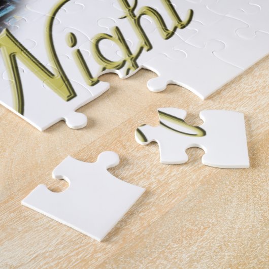 Puzzle Nuit étoilée, Vincent Van Gogh. (Côté)