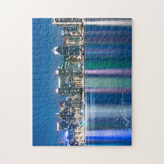 Puzzle Nuit Skyline San Diego (Vertical)