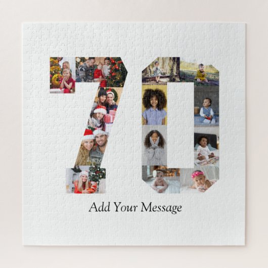 Puzzle Numéro 70 - Collage photo (Vertical)