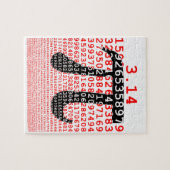 Puzzle Numéro d'origine pi jour symbole mathématique (Horizontal)