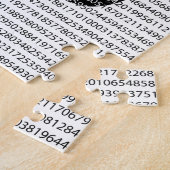 Puzzle Numéro noir d'origine pi jour symbole mathématique (Côté)