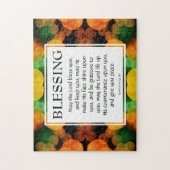 Puzzle Numéros 6:24-26 | LE SEIGNEUR VOUS BLESSE | Orange (Vertical)