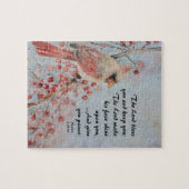 Puzzle Numéros 6 24-26 Lord Bless You Red Bird & Berries (Horizontal)