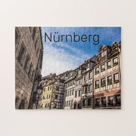 Puzzle Nuremberg Cityscape Bavière Allemagne Souvenir (Horizontal)