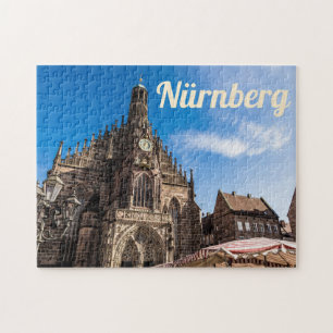Puzzle Nuremberg Hauptmarkt Nürnberg Bavière Allemagne