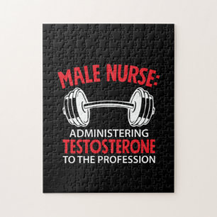 Puzzle Nurse Gift Male Nurse Administrering