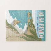 Puzzle Nusa Penida Beach Bali Indonésie Vintage (Horizontal)