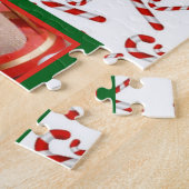 Puzzle Nutcracker cadeau de Noël pour les grands noms per (Côté)