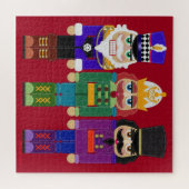Puzzle Nutcrackers cadeau de vacances (Horizontal)