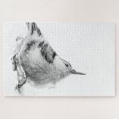 Puzzle Nuthatch, Photographie d'Oiseau Clé (Horizontal)