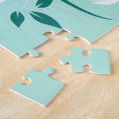 Puzzle Nuthatch stylisé dans l'arbre (Côté)