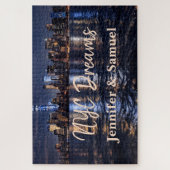 Puzzle NYC Dreams Romantic Skyline Couples Keepsake (Vertical)