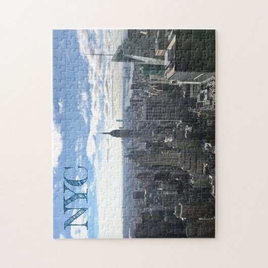 Puzzle NYC Manhattan Sunny Skyline Empire State (Vertical)