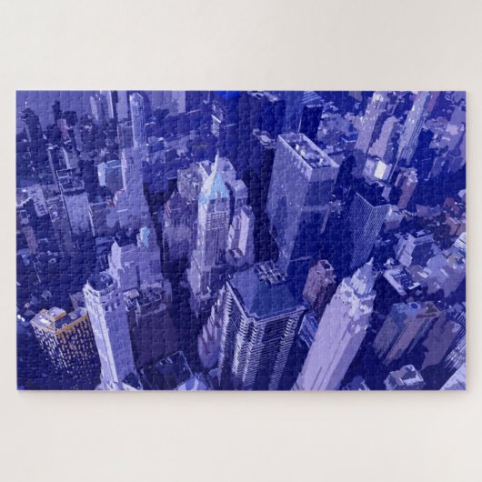 Puzzle NYC New York City Manhattan Skyscrappers (Horizontal)