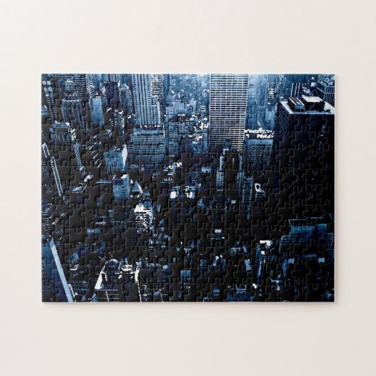 Puzzle NYC New York City Manhattan Skyscrappers (Horizontal)