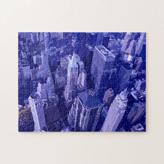 Puzzle NYC New York City Manhattan Skyscrappers (Horizontal)