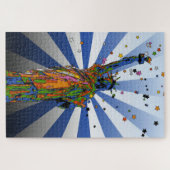 Puzzle NYC psychédélique : Statue de la Liberté #2 (Horizontal)