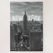 Puzzle NYC Skyline ESB World Trade 2CBW (Vertical)