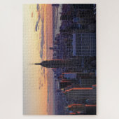Puzzle NYC Skyline juste avant le coucher du soleil (Vertical)