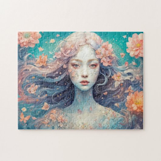 Puzzle Nymphe de Fleur Enchantée en Fleur (Horizontal)