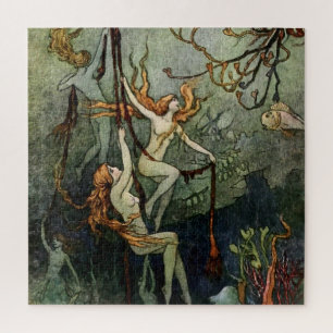 Puzzle « Nymphes des mers » par Warwick Goble