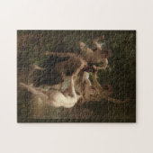 Puzzle Nymphes et satyre de Bouguereau (Horizontal)